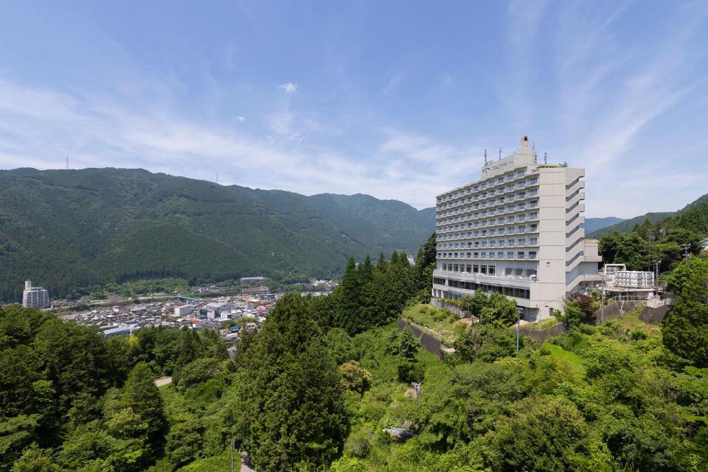 Ooedo Onsen Premium Gero New Building Mountain View Exterior