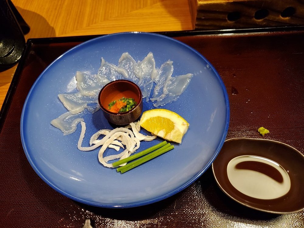 Otani Sanso Fugu Sashimi