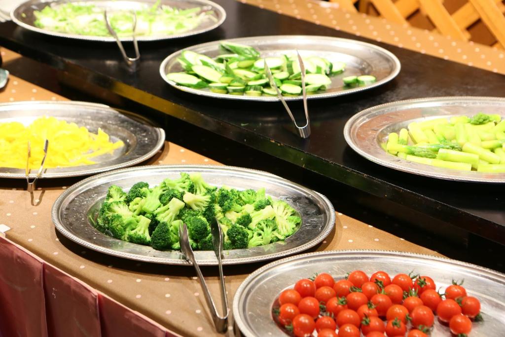 Rako Hananoi Hotel Buffet Vegetables