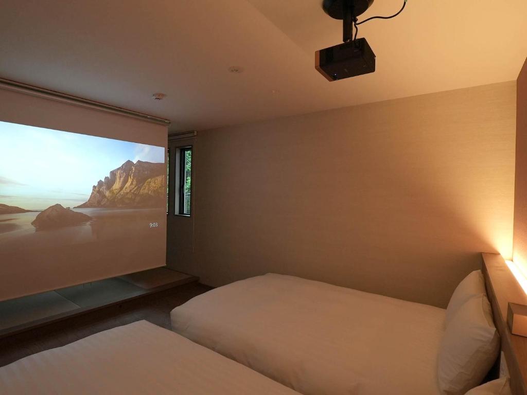 Rakuten Stay Villa Nikko Bedroom With Projector