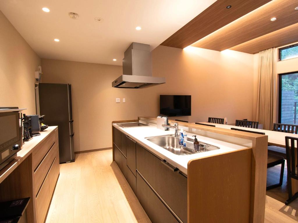 Rakuten Stay Villa Nikko Kitchen Dining Room