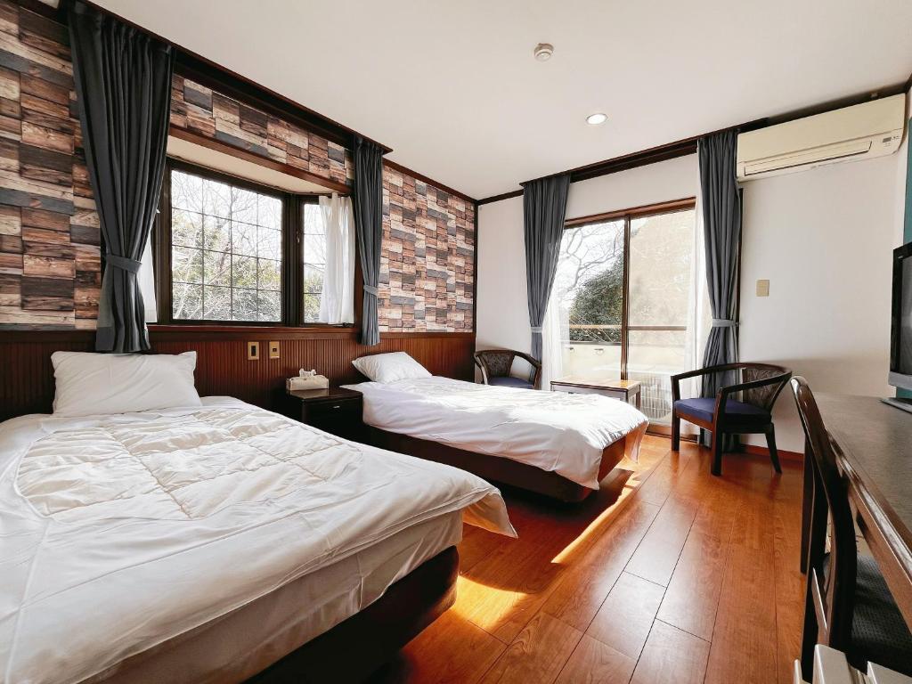 Rental Villa Onshi Jogasaki Twin Bedroom