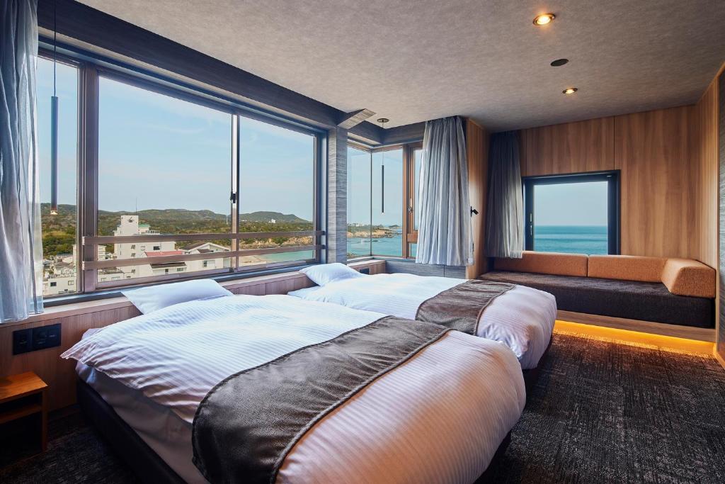 Resort Hills Toyohama Sora No Kaze Hotel Ocean View Twin Room