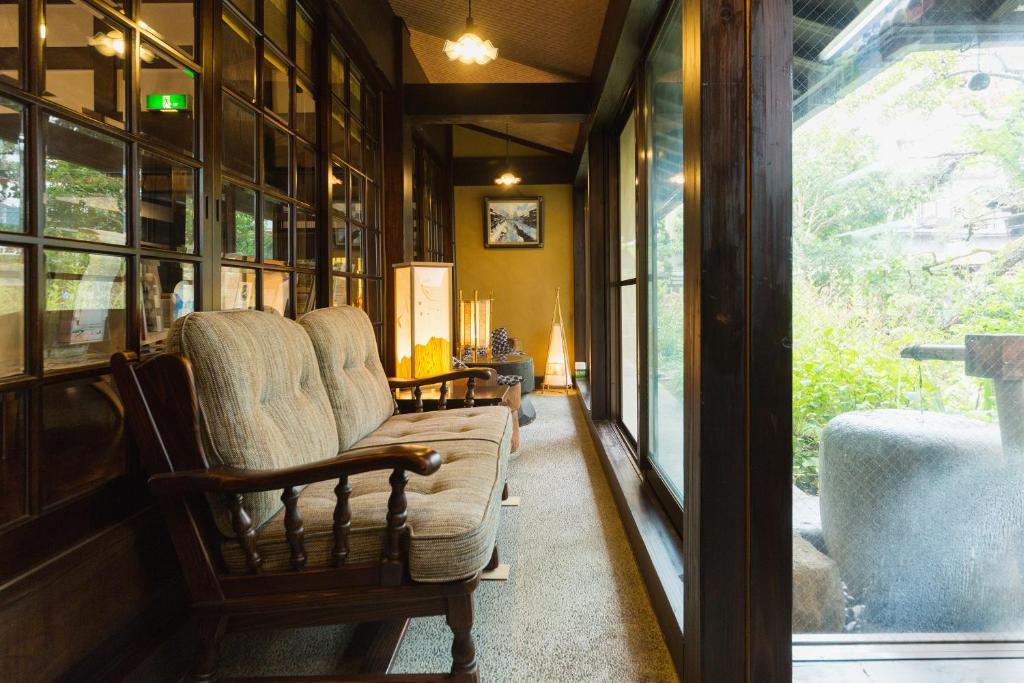 Ryokan Asunaro Lounge Corridor