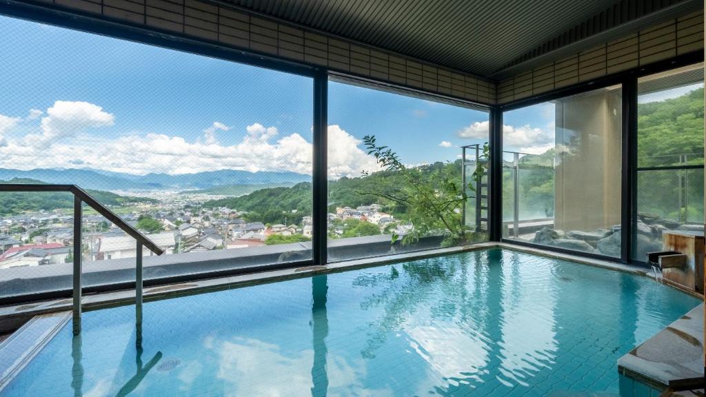 Ryokan Nakamatsuya Indoor Onsen View