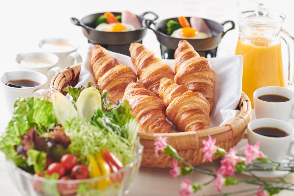 Ryu Resort Spa Breakfast Croissants