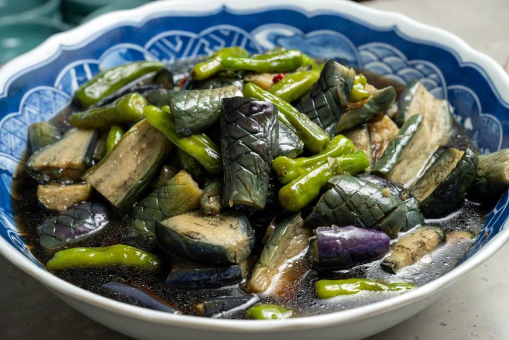 Sakan Braised Eggplant Peppers