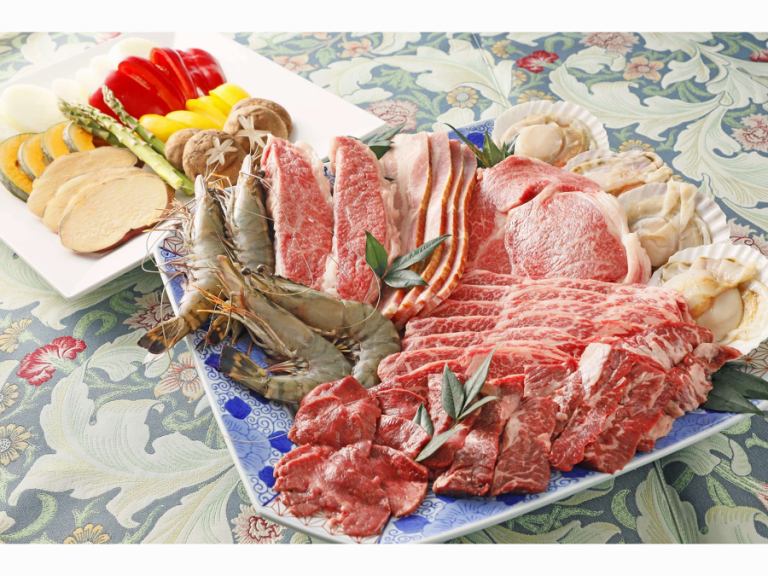 Shiki No Yado Fujisan Meat And Seafood Platter