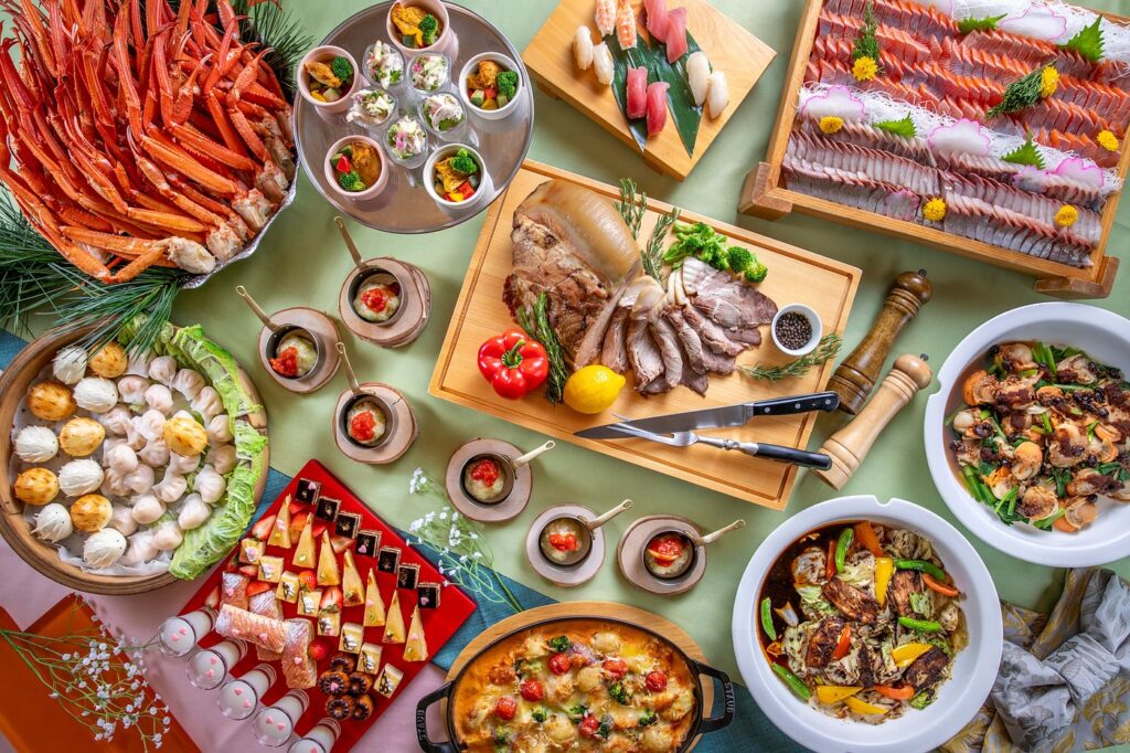 Shirakaba Resort Ikenotaira Hotel Buffet Spread