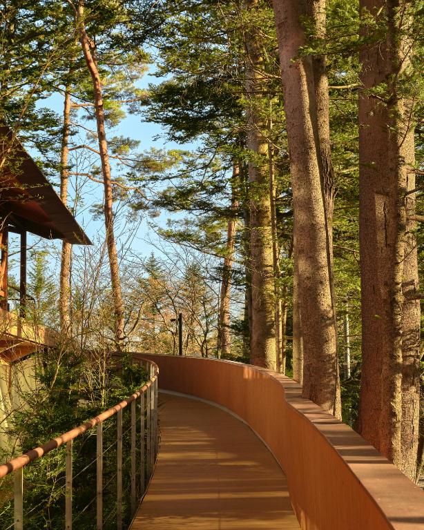 Shishi Iwa House Karuizawa Forest Walkway