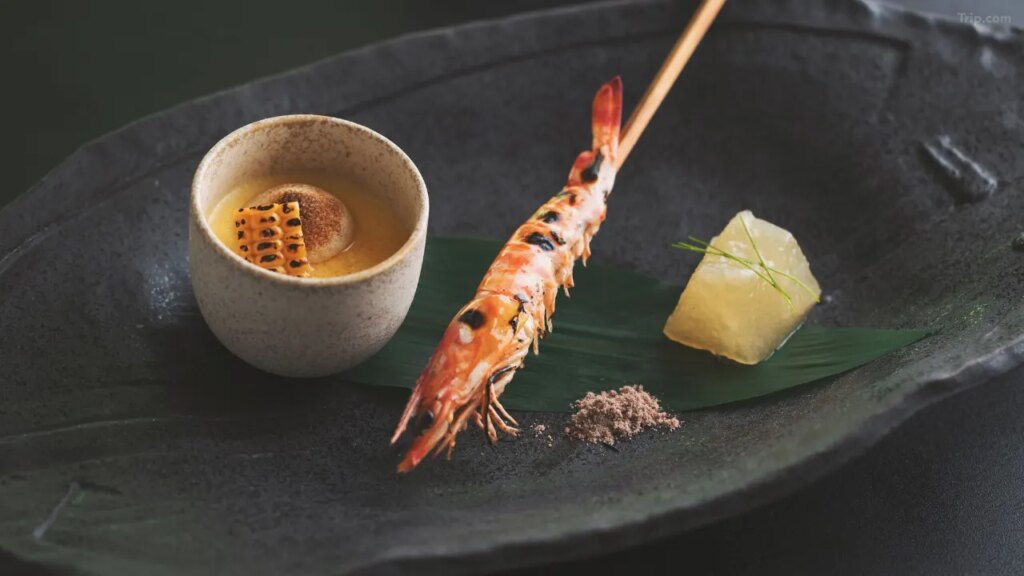 Soki Atami Grilled Prawn Dish