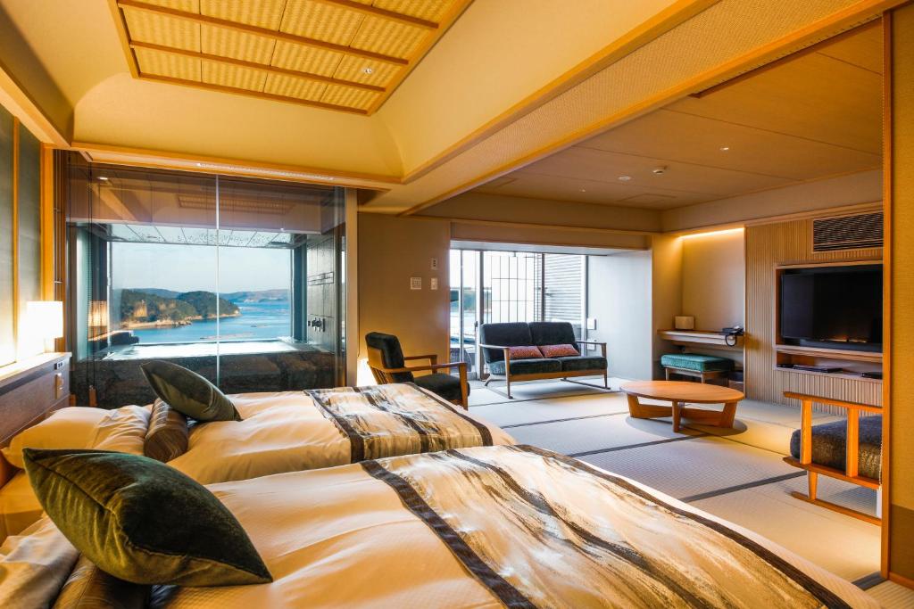 Sun Urashima Yuki No Sato Ocean View Tatami Room