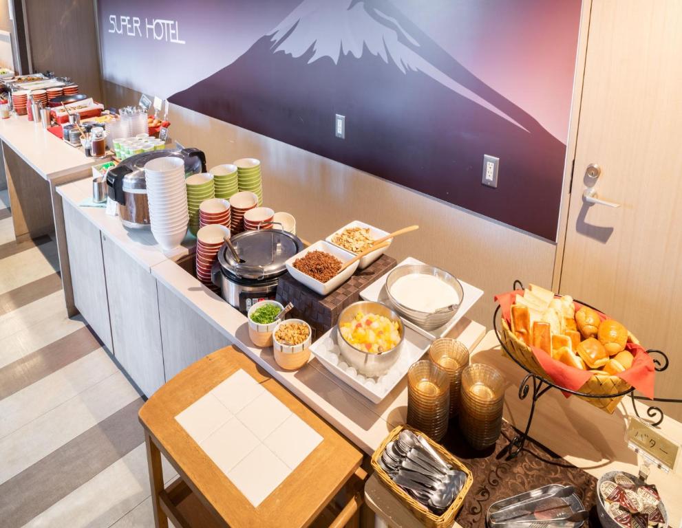 Super Hotel Fuji Inter Breakfast Buffet