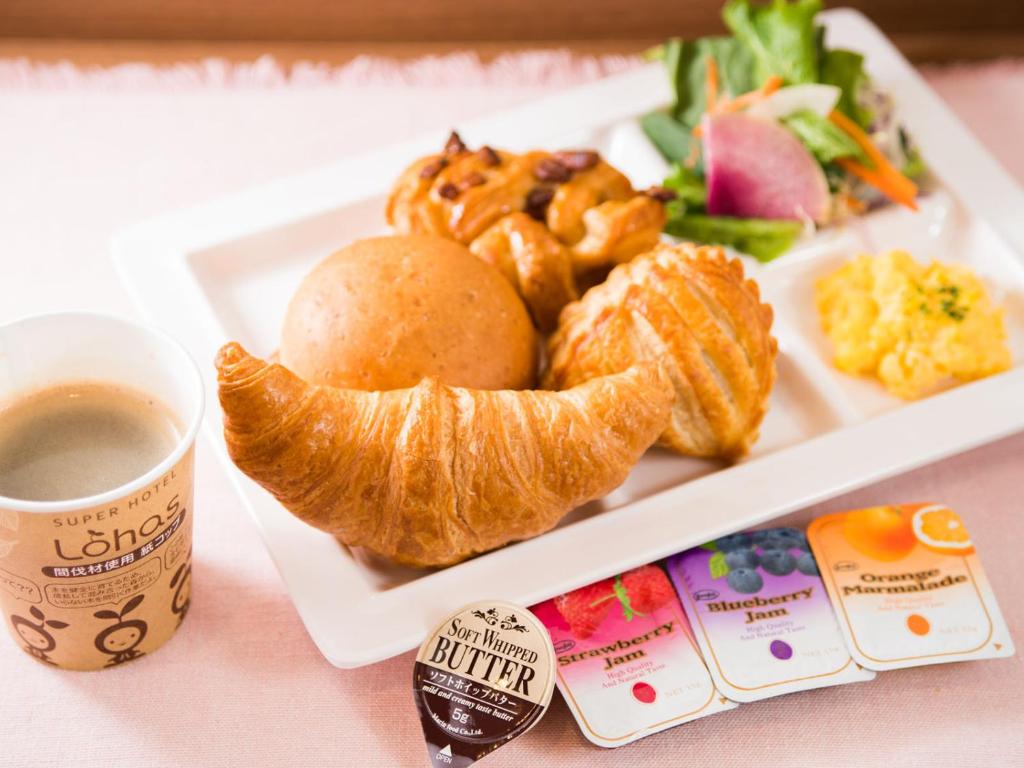 Super Hotel Fukushima Iwaki Breakfast Bread Plate