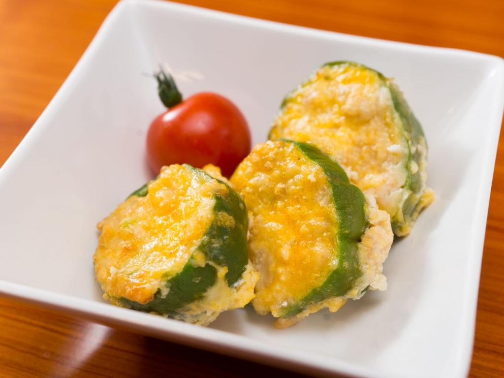 Super Hotel Kashima Stuffed Pepper Dish