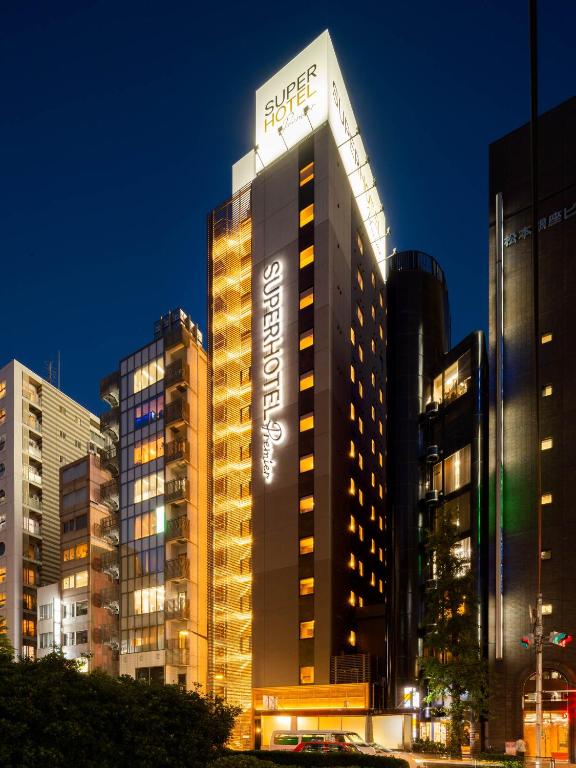 Super Hotel Premier Ginza Exterior Night