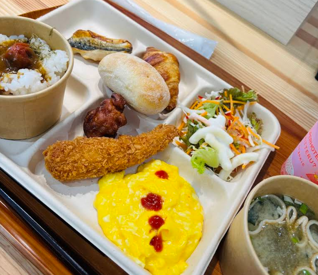 Super Hotel Premier Toyama Johshi Koen Mae Breakfast Tray