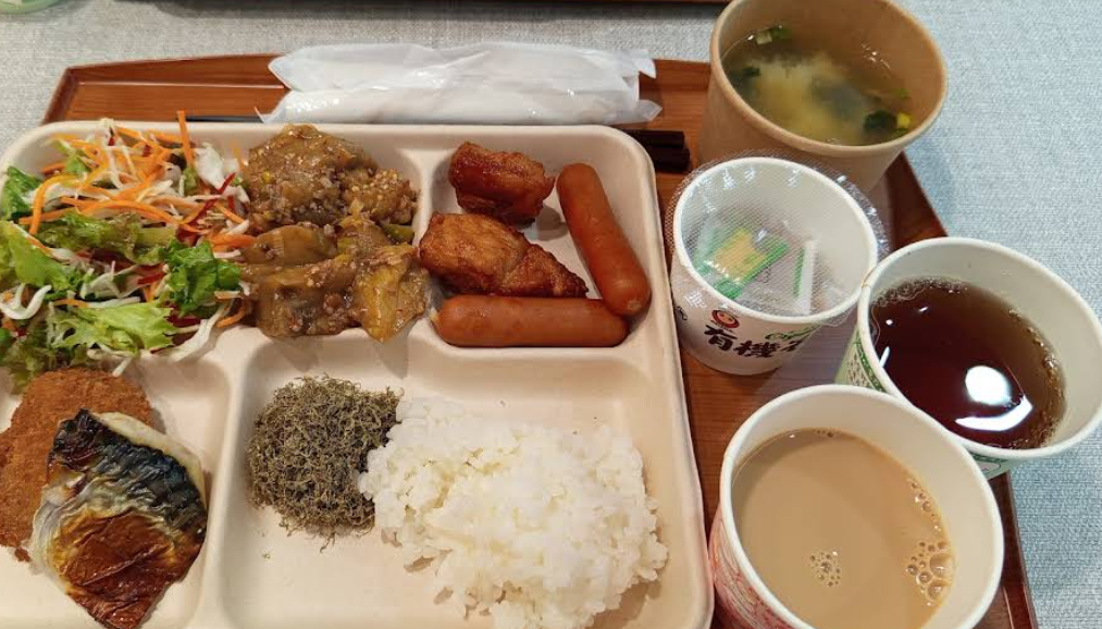 Super Hotel Premier Toyama Johshi Koen Mae Breakfast Tray