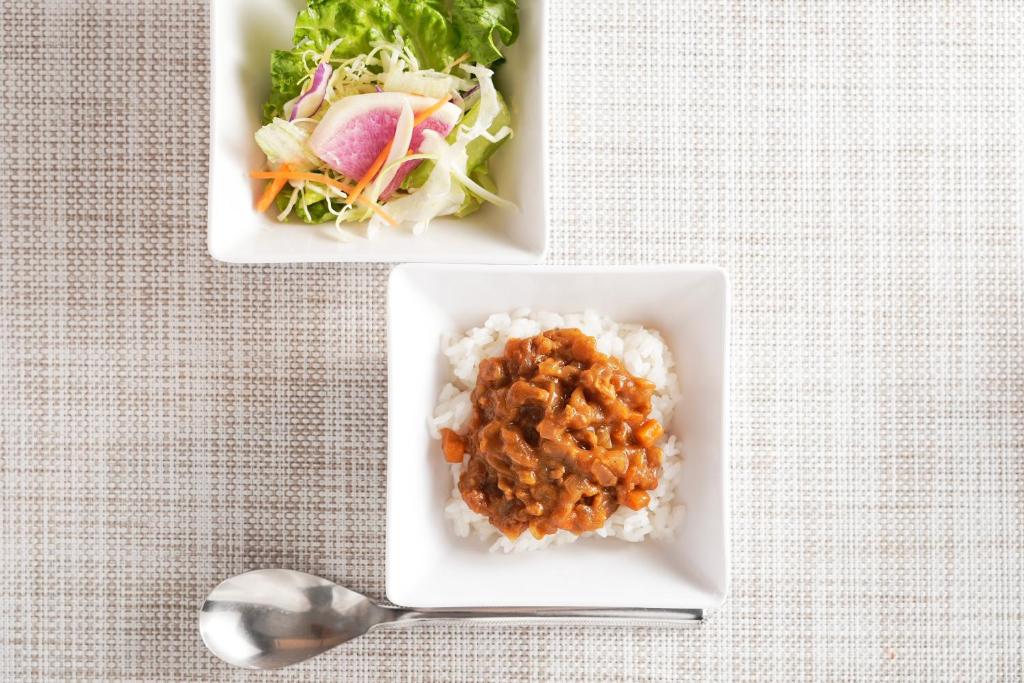 Super Hotel Utsunomiya Curry Rice Salad