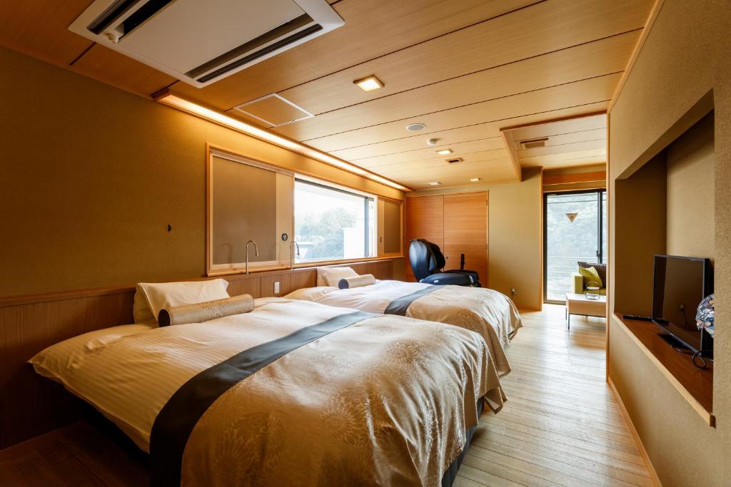 Tachibana Shikitei Twin Bedroom