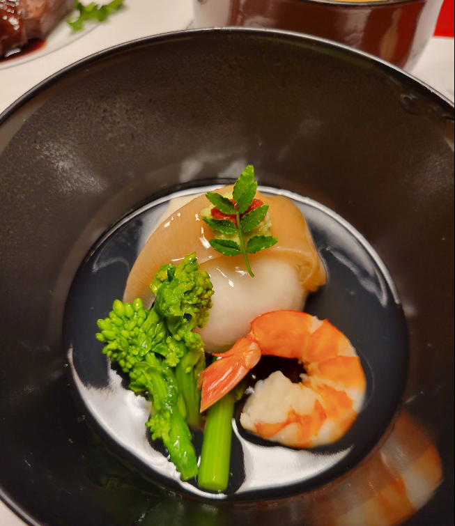 Takashimaya Ebi And Vegetable Dish