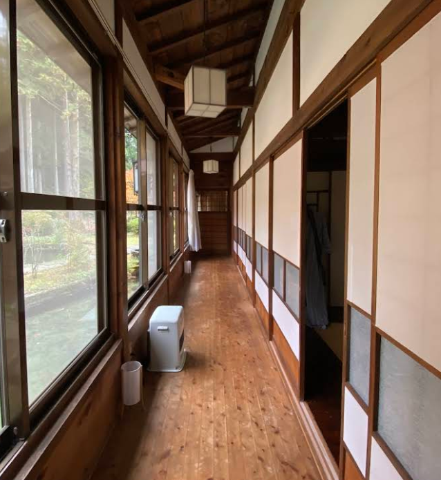 Takimi House Wooden Hallway