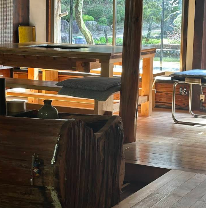 Takimi House Wooden Interior Garden View