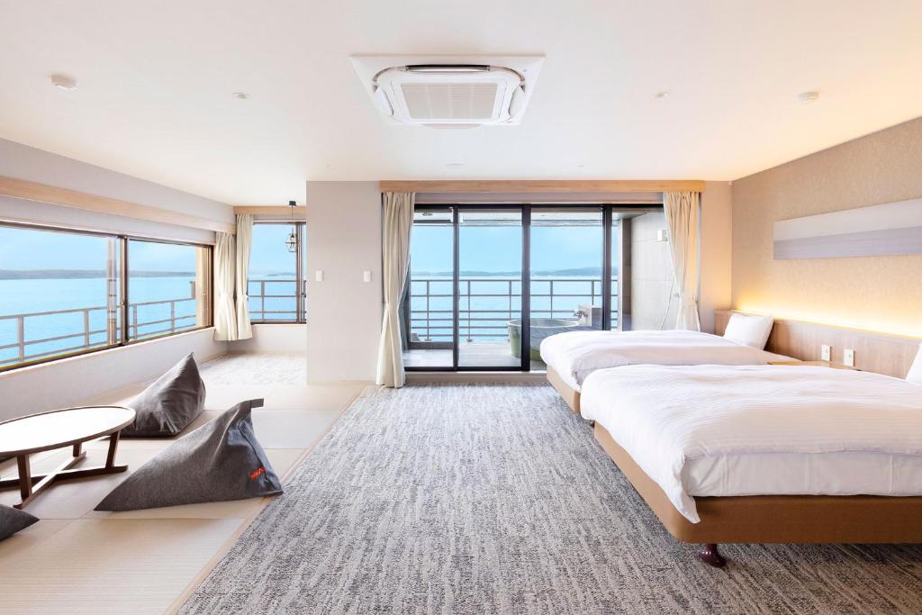 Taoya Wakura Ocean View Twin Room