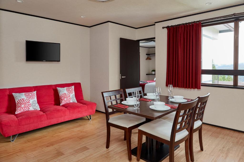 The Address Akakura Dining Living Room