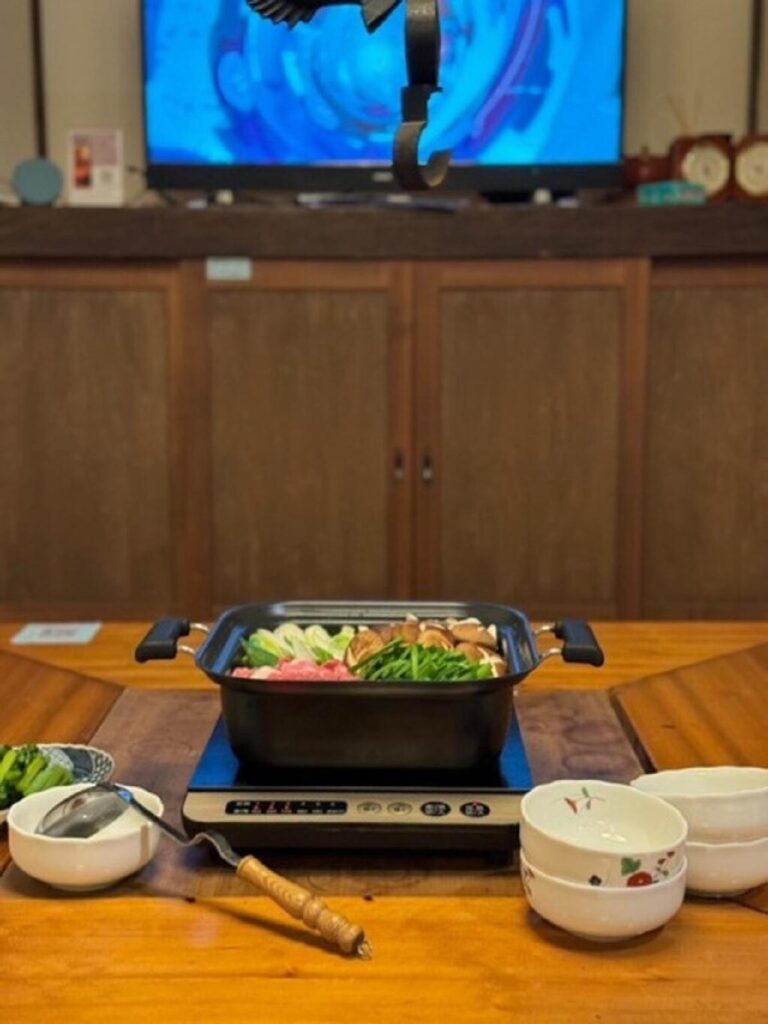The Hideout Kusatsu Hot Pot Dining Table