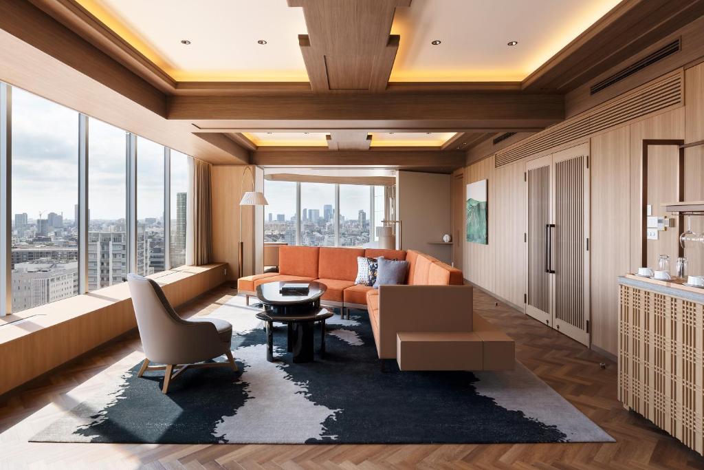 The Prince Park Tower Tokyo Suite Living Room