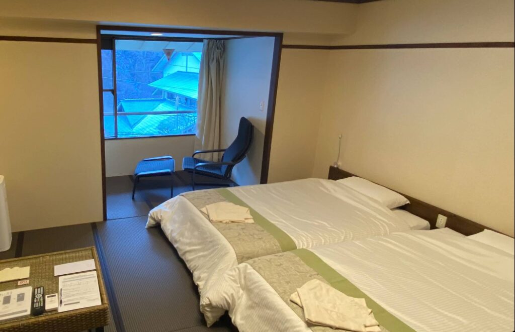 The Tojiba Matsukawakan Twin Room
