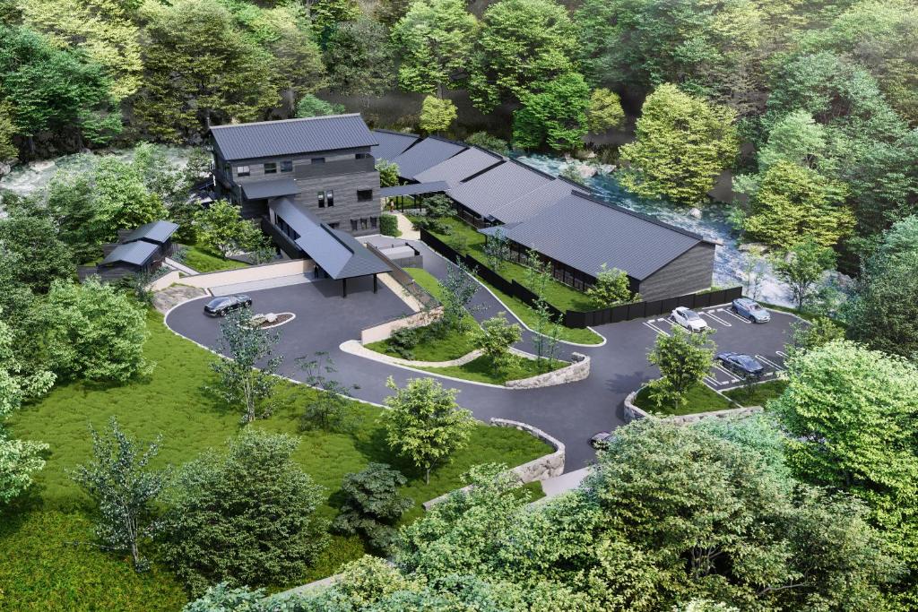 The Yukawa Ichijoh Branch Aerial View