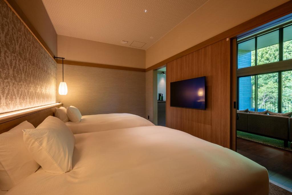 The Yukawa Ichijoh Branch Twin Bedroom