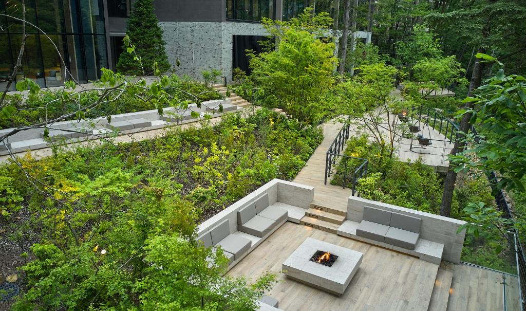 Tokyu Harvest Club Viala Kinugawa Keisui Garden Fire Pit