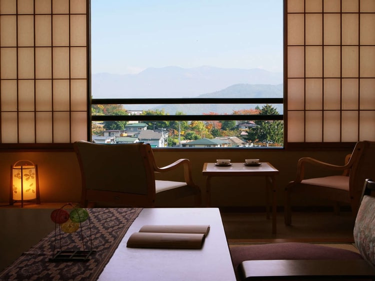 Tsukinoike Ryokan Room With Mountain View
