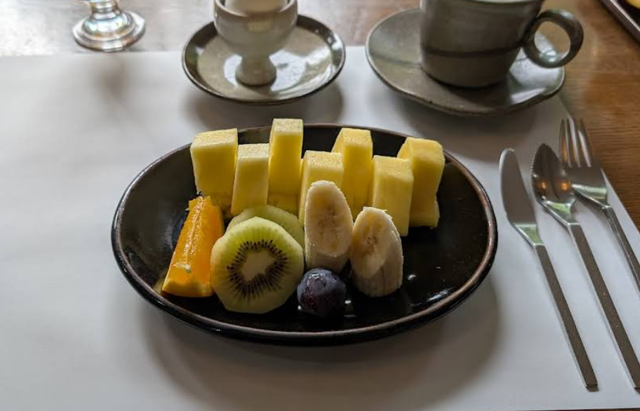 Turtle Inn Nikko Annex Hotori An Breakfast Fruit Plate