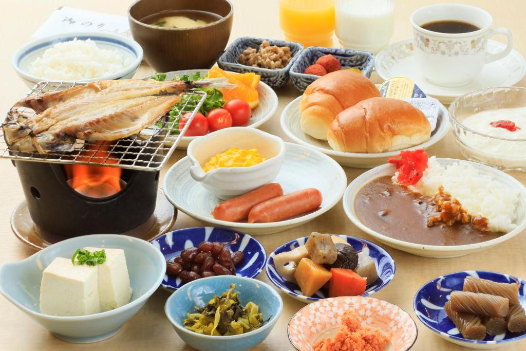 Umisato Hotel Japanese Breakfast
