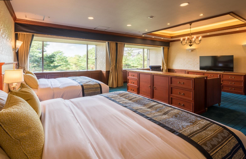 Urabandai Lake Resort Twin Bedroom