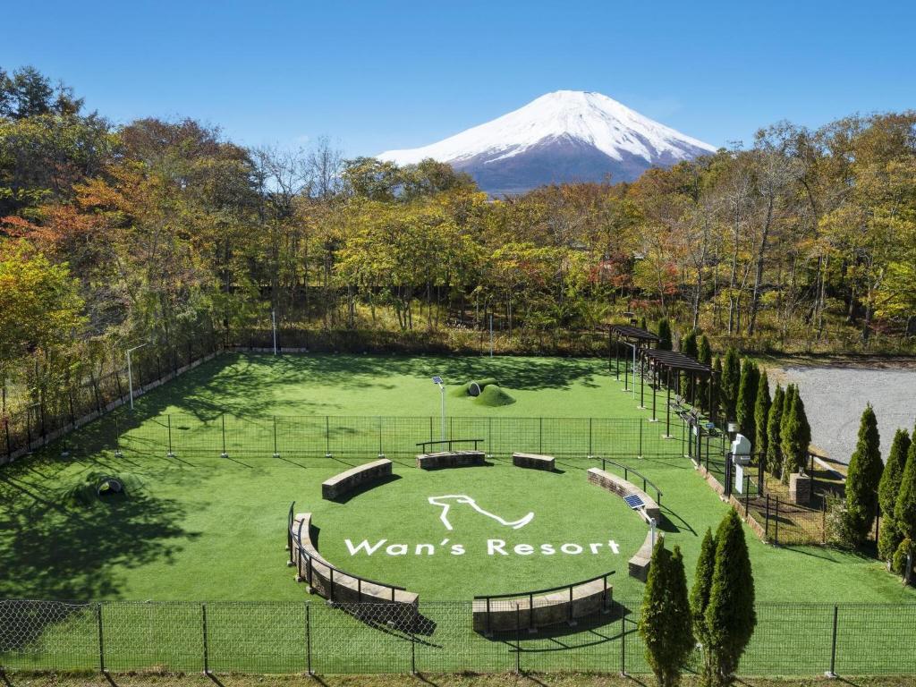 Wans Resort Yamanakako Dog Run Mount Fuji