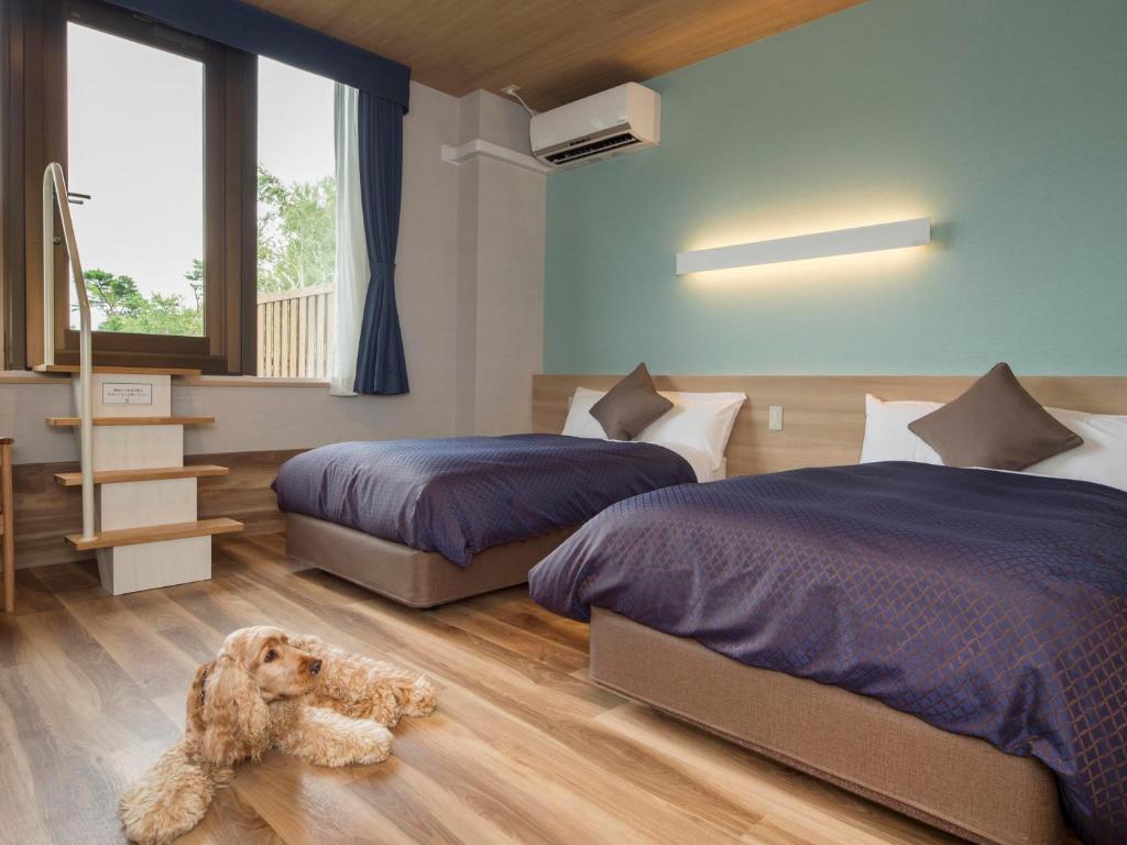 Wans Resort Yamanakako Twin Room With Dog
