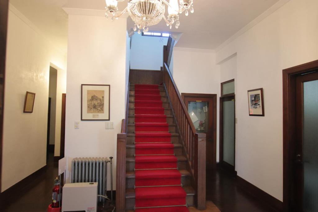Yamaguchi House Red Carpet Staircase