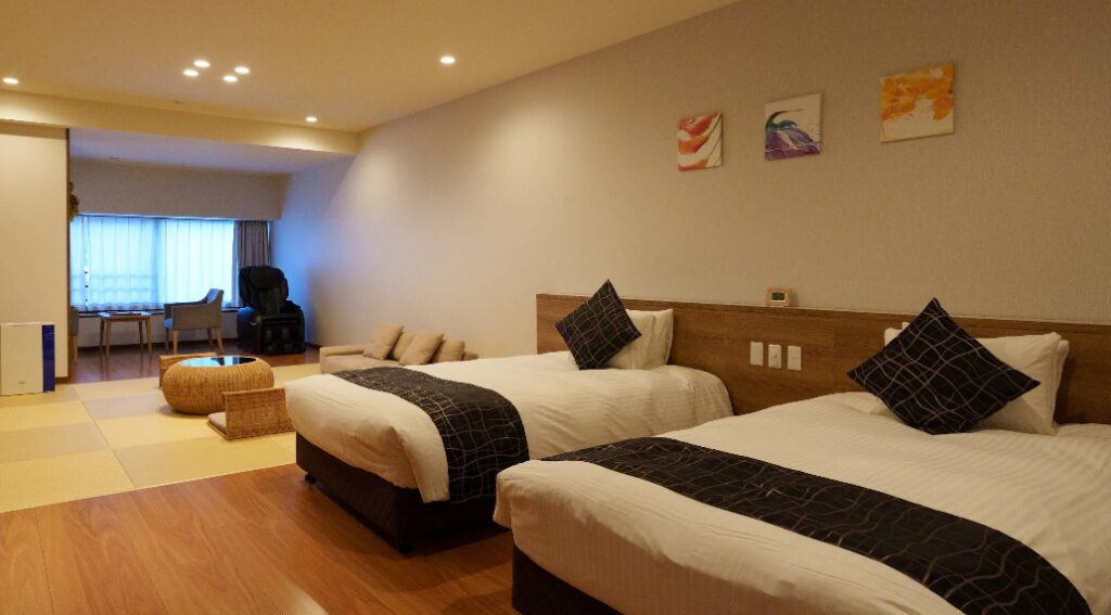 Yatsugatake Hotel Fuuka Twin Room Tatami Area