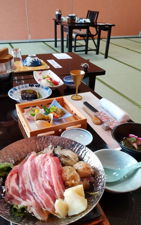 Yoshinotei Ryokan Kaiseki Dining Room