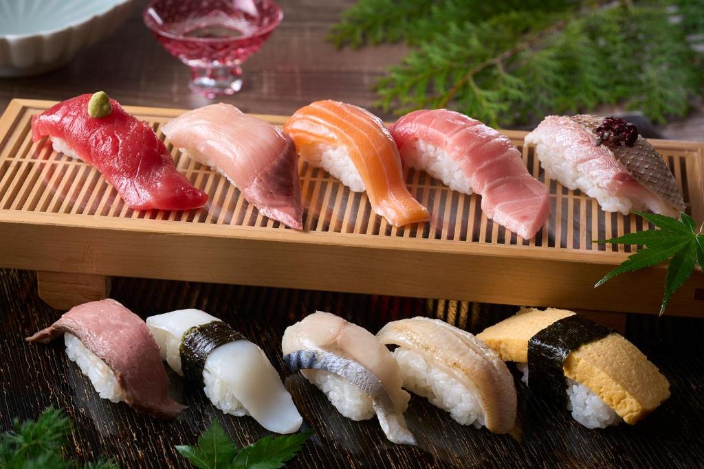 Yukai Resort Awazu Grand Hotel Sushi Platter