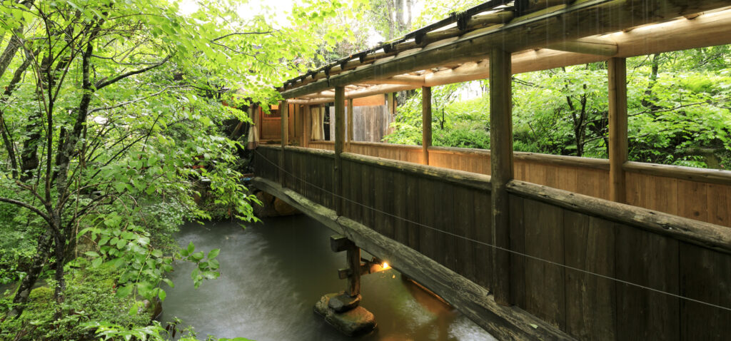 Yumoto Choza Covered Wooden Bridge