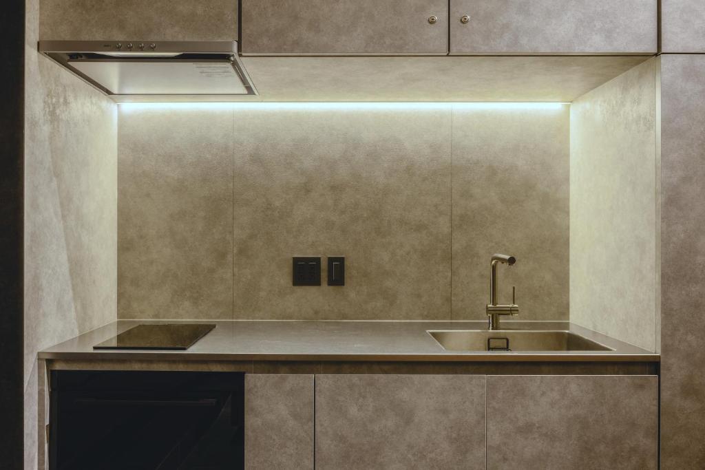 Yuuro Bath Living Hotel Ryogoku Kitchenette
