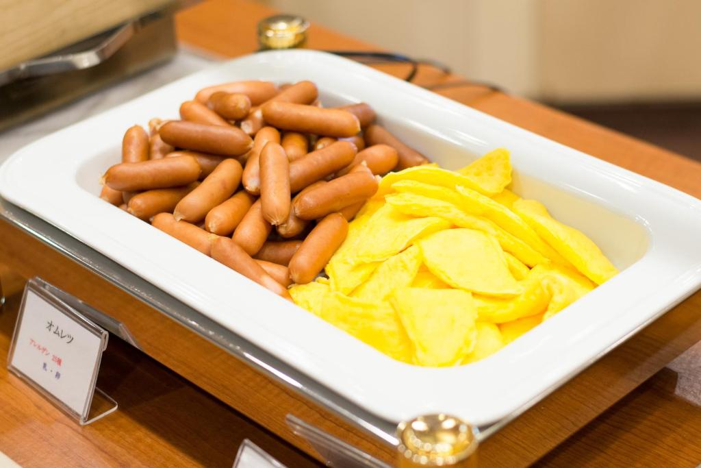 Yuzawa Grand Hotel Breakfast Sausages Omelet