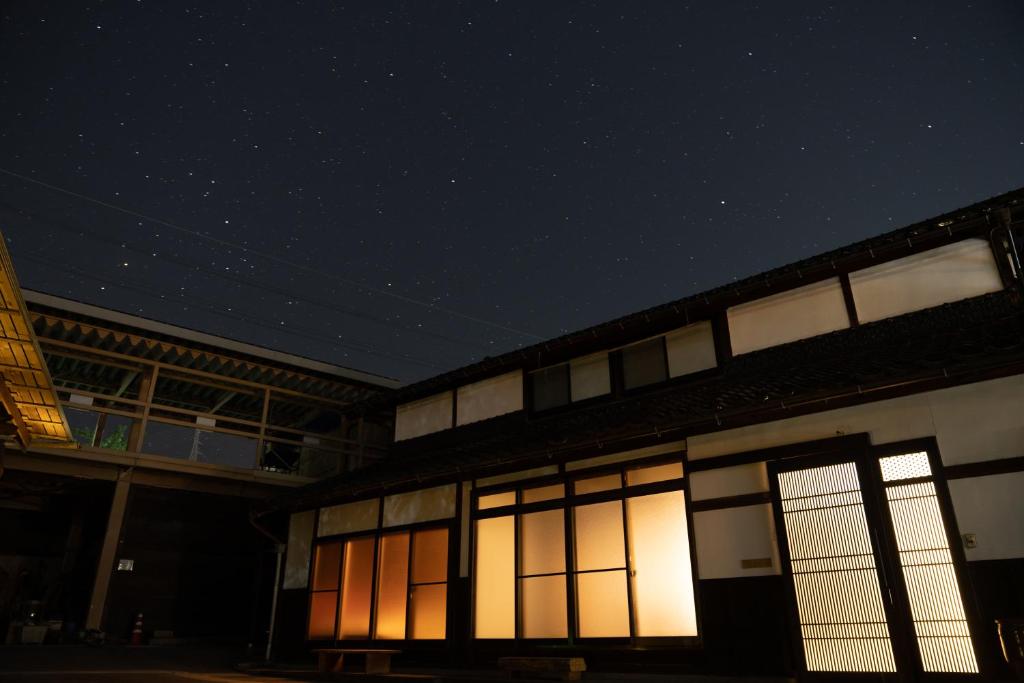 Yuzuki Old Folk House Night Exterior