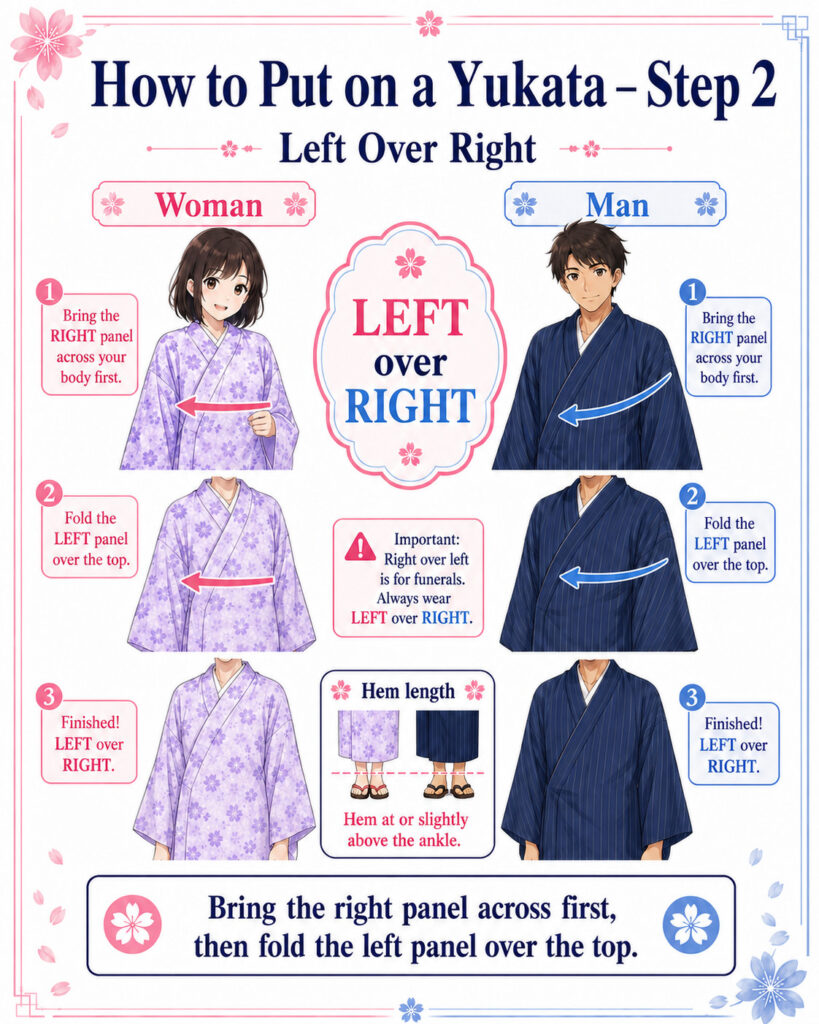 Left panel over right on yukatas